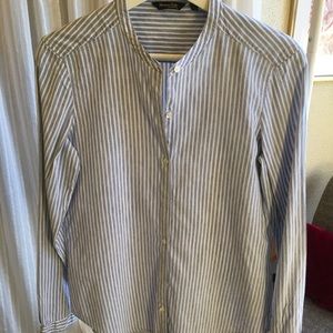 Massimo Dutti striped linen Shirt